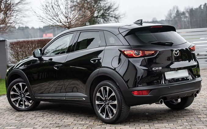 Mazda CX-3 cena 76900 przebieg: 83800, rok produkcji 2018 z Człuchów małe 497